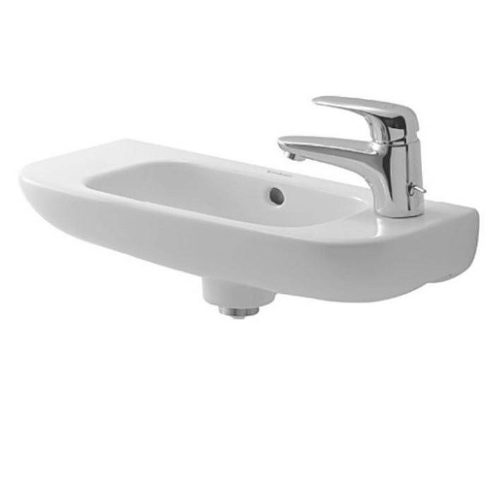 

Узкая раковина для ванной 500х220 Duravit D-Code Германия, Белый