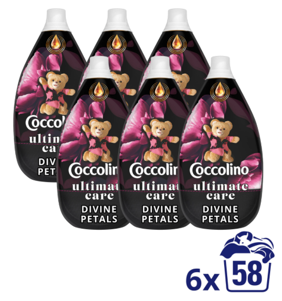 

Концентрированный кондиционер для стирки Coccolino Ultimate Divine Petals 6*870мл