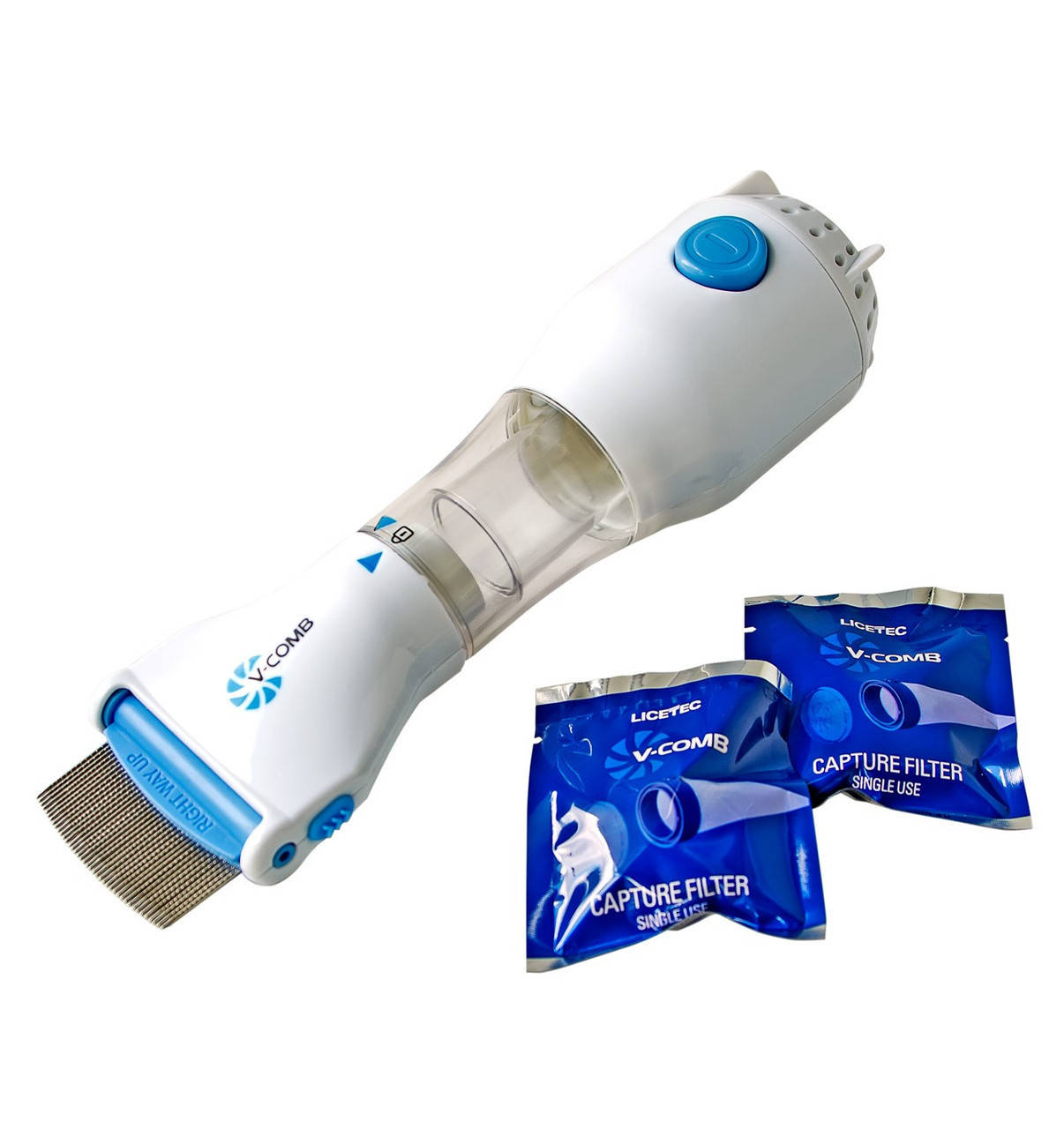 

Гребень от вшей с вытяжкой licrtec V-comb
