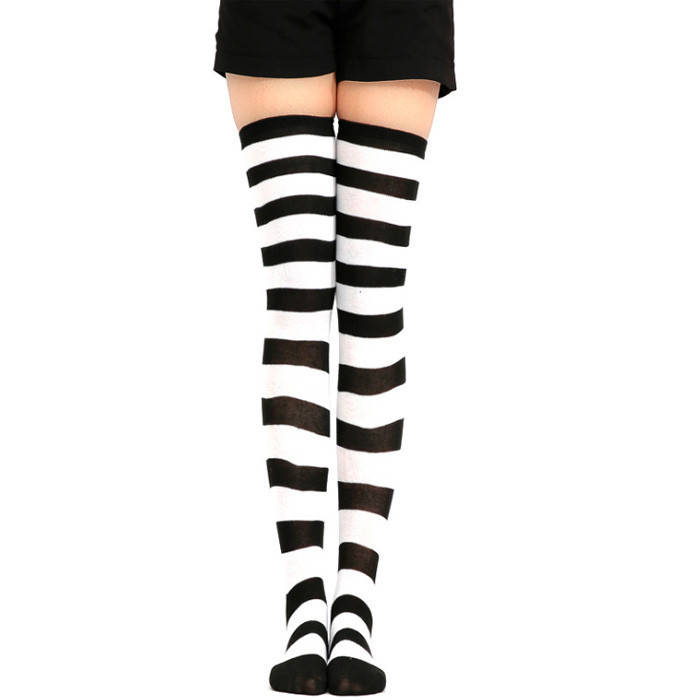 

Яркие гольфы выше колена Seta Decor Аниме 165 Черные (7303), Черный