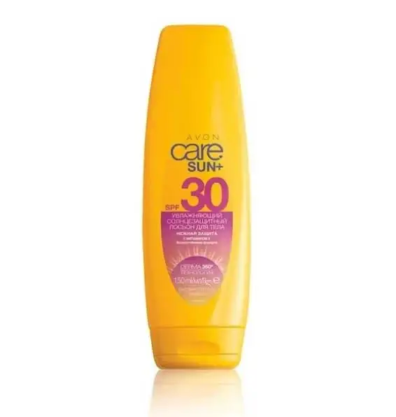 

Солнцезащитный увлажняющий лосьон для тела SPF 30 Avon Care Sun +
