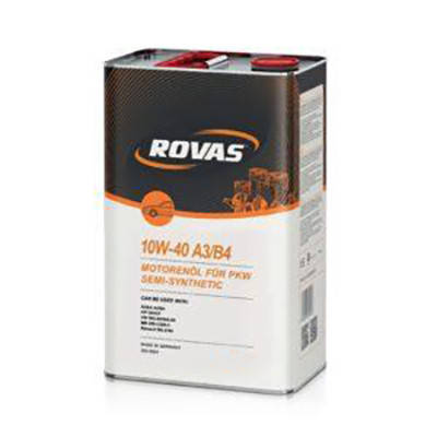 

Моторное масло Rovas 10W-40 A3/B4 полусинтетика 5 л (74028)
