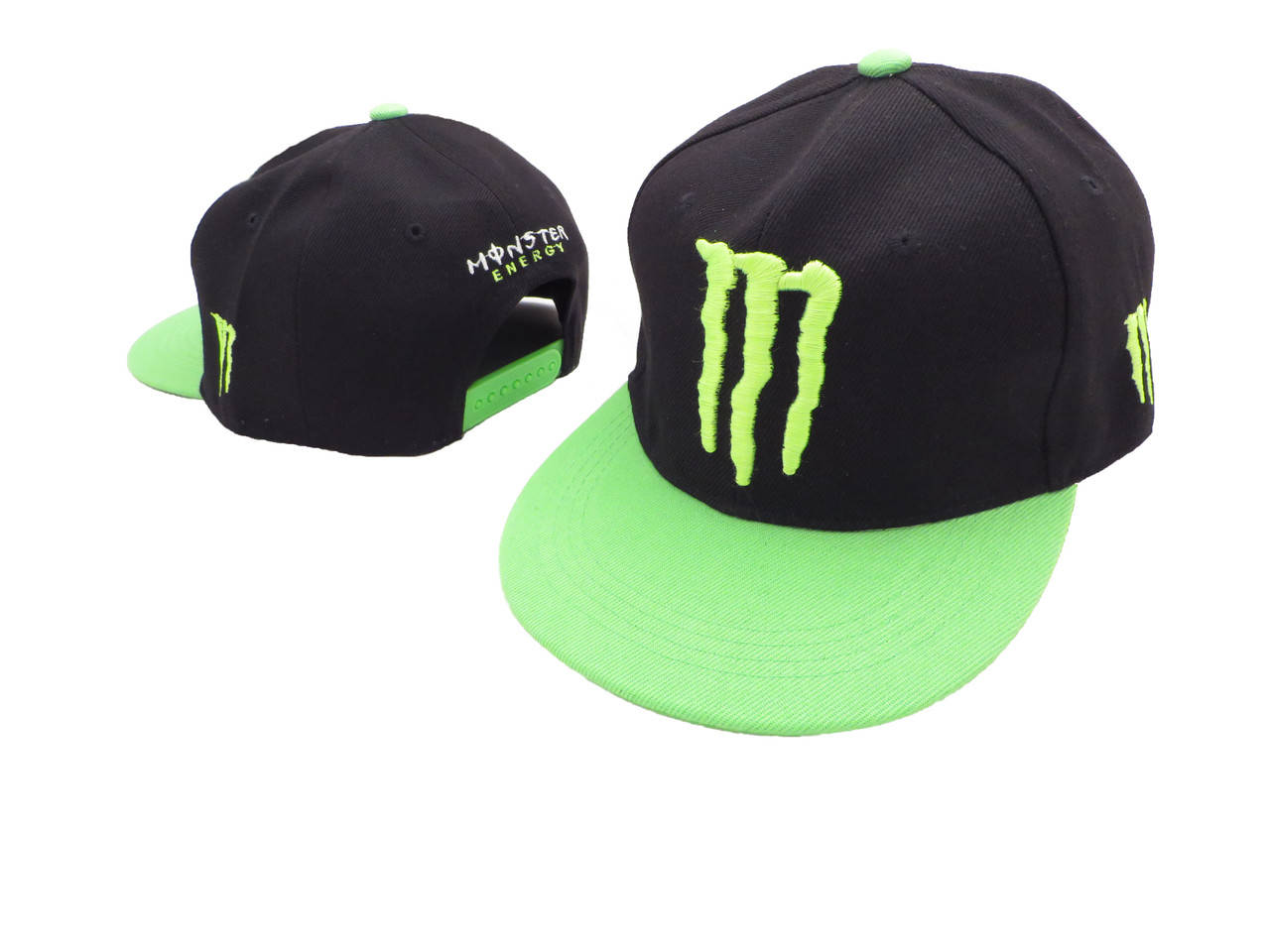 

Черная кепка M с салатовым козырьком, Черный