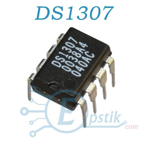 

DS1307, микросхема часы реального времени, DIP8