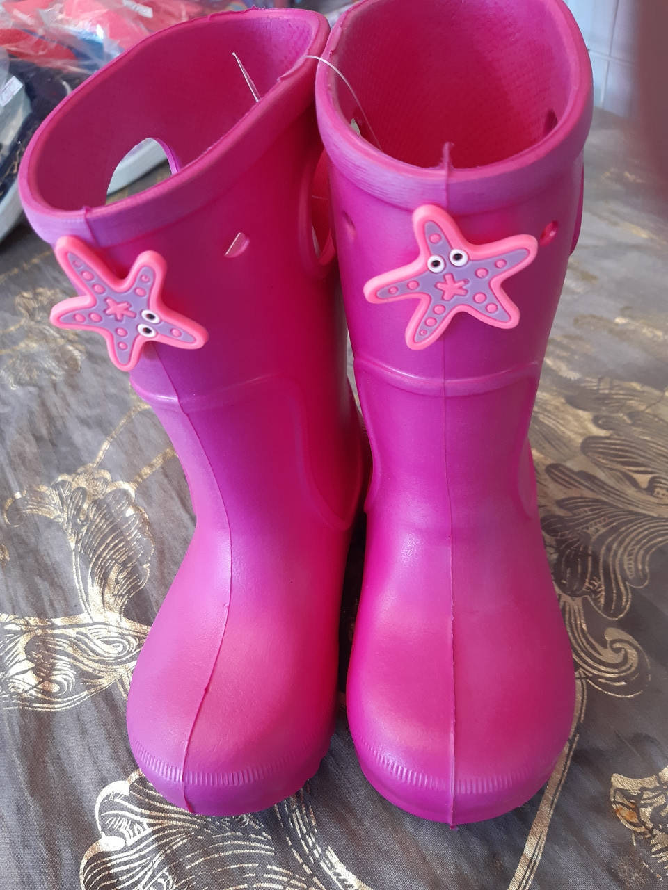 

Сапоги детские для девочки розовые ,пена ,28 - 35 размер. 32-33, Розовый