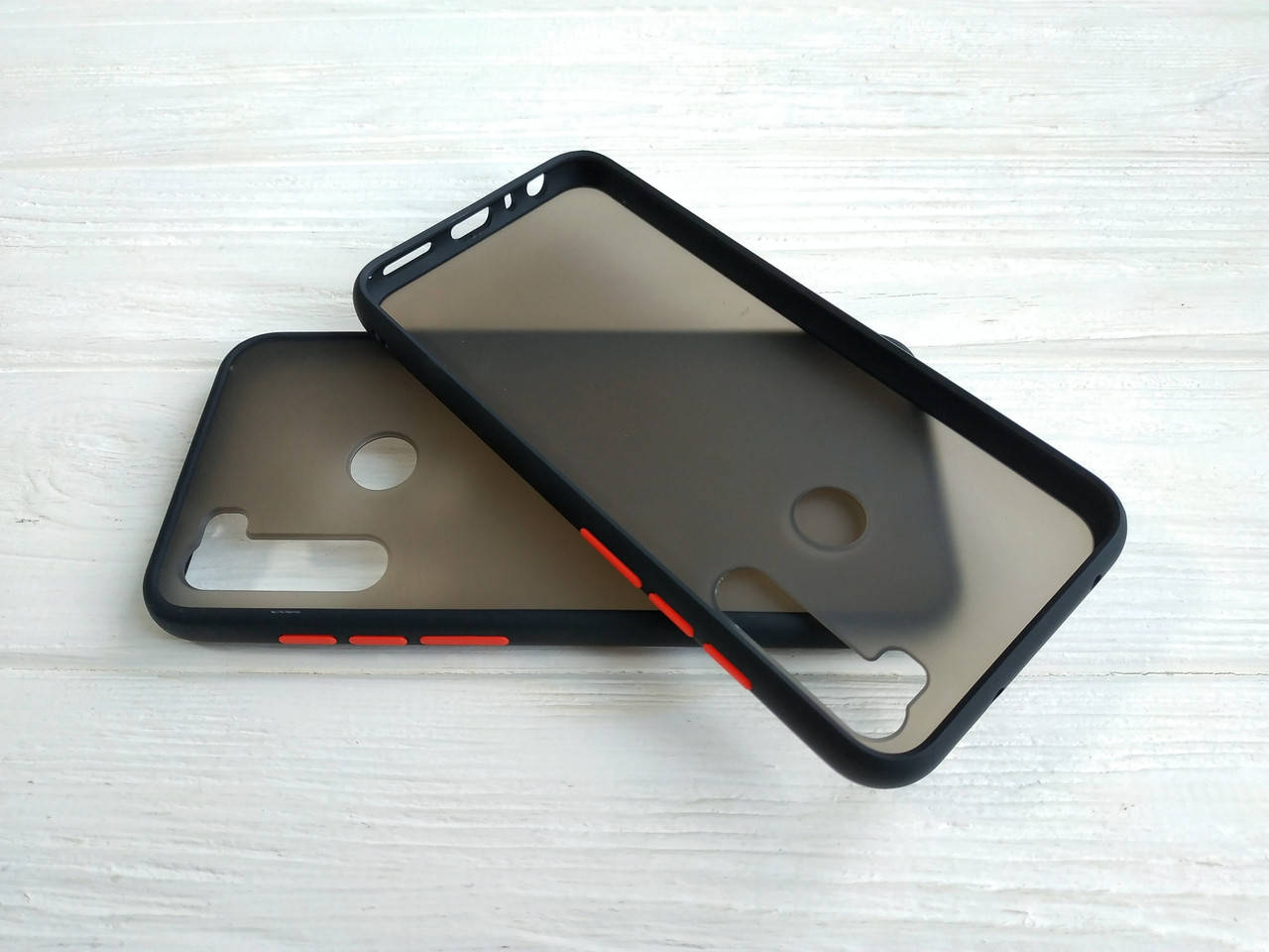 

Матовый противоударный чехол для Xiaomi Redmi Note 8T черный бампер