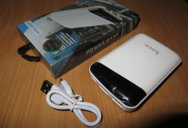 

Павербанк HOCO 28000 mAh (фактическая 5000) PB-55 на два разъема USB, белый, Черный