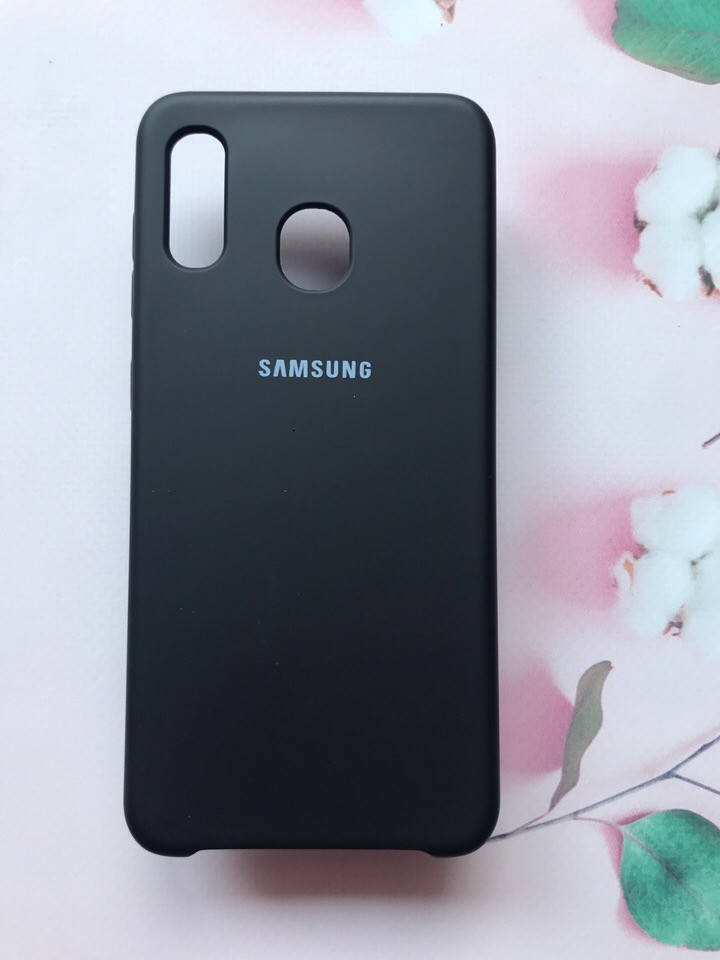 

Силиконовый чехол Silicone Case для Samsung Galaxy А30 (2019) / А20 (2019) Чёрный, Черный
