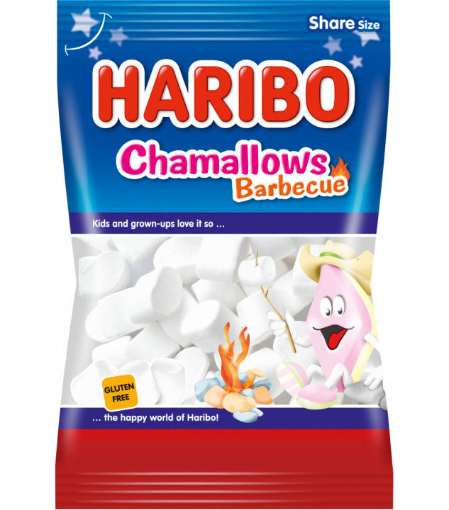 

Мягкий зефир Haribo Chamallows Barbecue 175g
