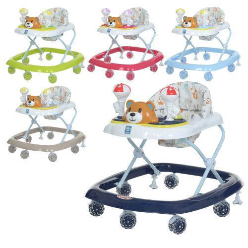 

Ходунки детские Bambi M3656-S-2 c силиконовыми колесами 4 цвета, Разные цвета