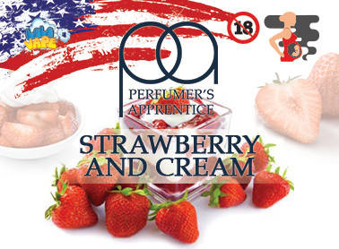

Strawberry And Cream ароматизатор TPA (Клубника со сливками) 30мл