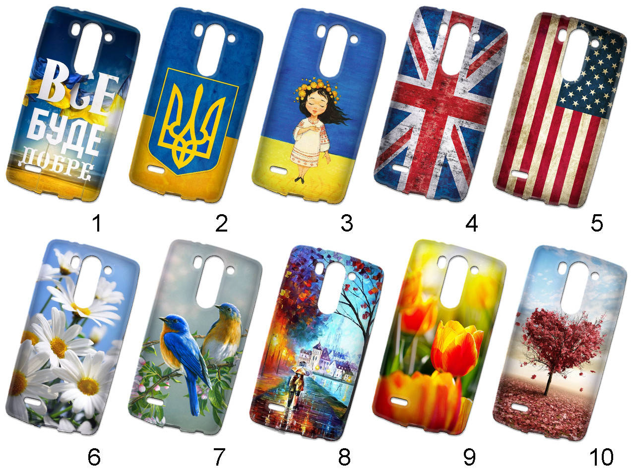 

Силиконовый чехол с рисунком для LG G3s D724