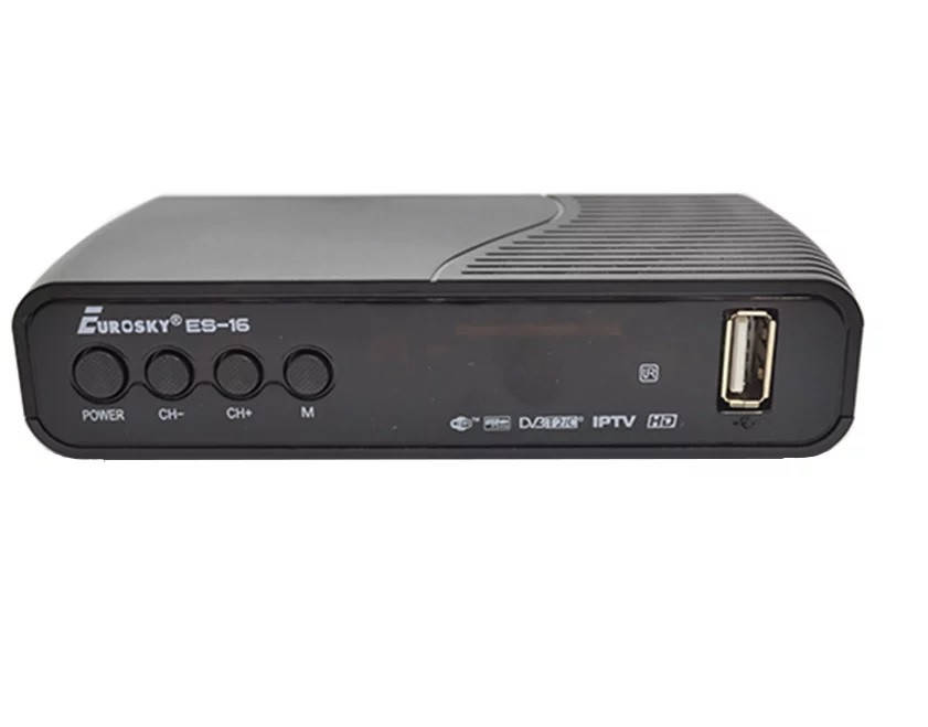 

EUROSKY ES-16 HD IPTV - Т2 Тюнер DVB-T2 с поддержкой DVB-C и интернет приложений