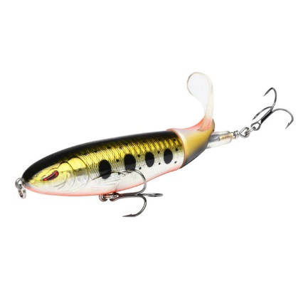 

Воблер AllBlue Whopper Popper 110F (River2Sea Whopper Plopper 110F) цвет D, Золотистый