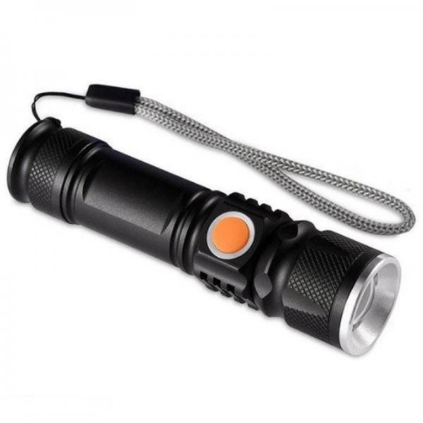 

Карманный фонарик Bailong BL-515-T6 (USB) Черный