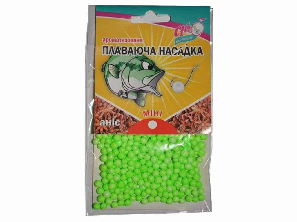 

Плаваюча ароматизована насадка МІНІ 4-6 мм (Аніс) ТМ АЙ ПОДСЕКАЙ
