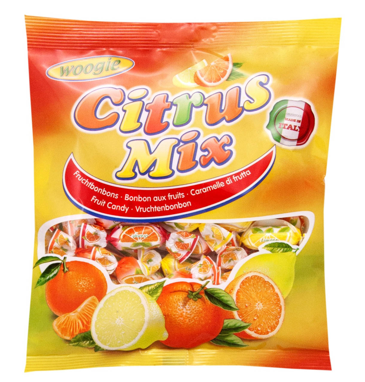 

Леденцы (конфеты) Woogie Citrus Mix со вкусом лимона и апельсина 250 г Австрия