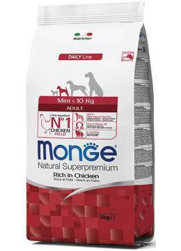 

Monge (Монж) Mini Adult сухой корм для взрослых собак мелких пород, 7.5 кг