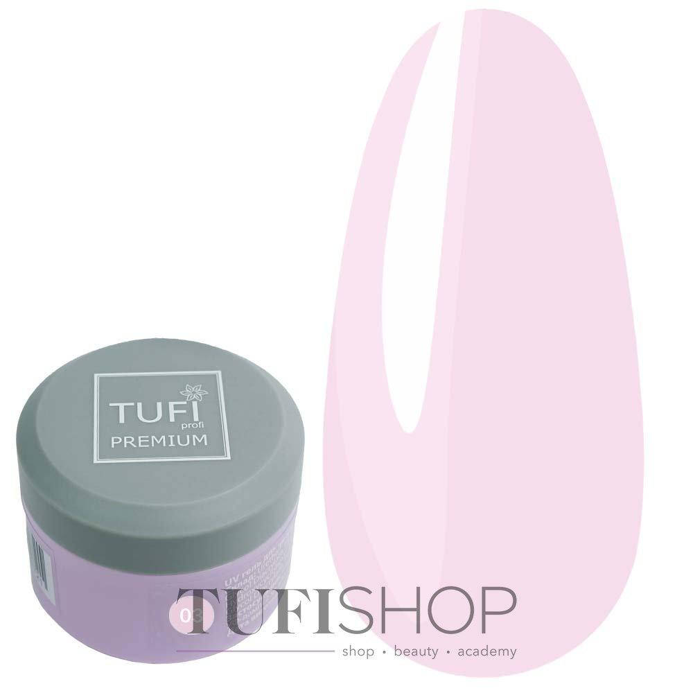 

UV гель для наращивания TUFI profi PREMIUM Gel 03 French Pink 5 г (0105929)