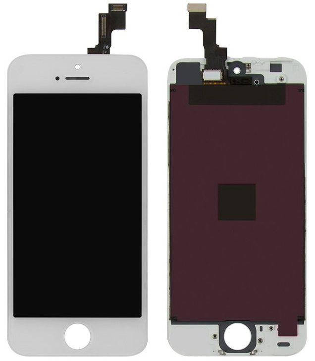 

Дисплей Apple iPhone 5S, iPhone SE с тачскрином и рамкой, Retina IPS оригинал, белый
