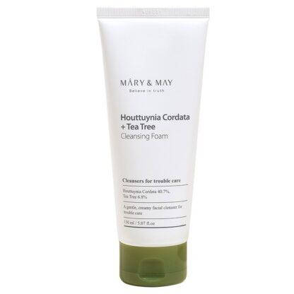 

Пенка с гуттуинией и чайным деревом Mary&May Houttuynia Cordata + Tea Tree Cleansing Foam, 150 мл