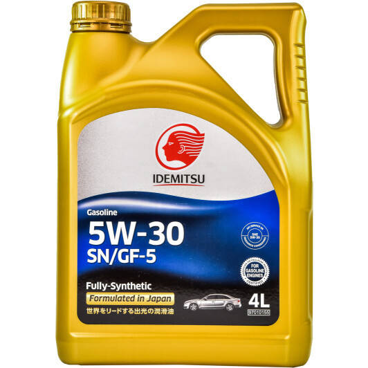 

Моторное масло Idemitsu Gasoline 5W-30 SN/GF-5 4л (30011328-746000020) Оригинал