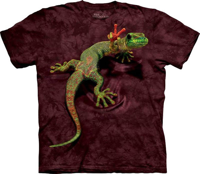 

Футболка The Mountain Peace Out Gecko 103119