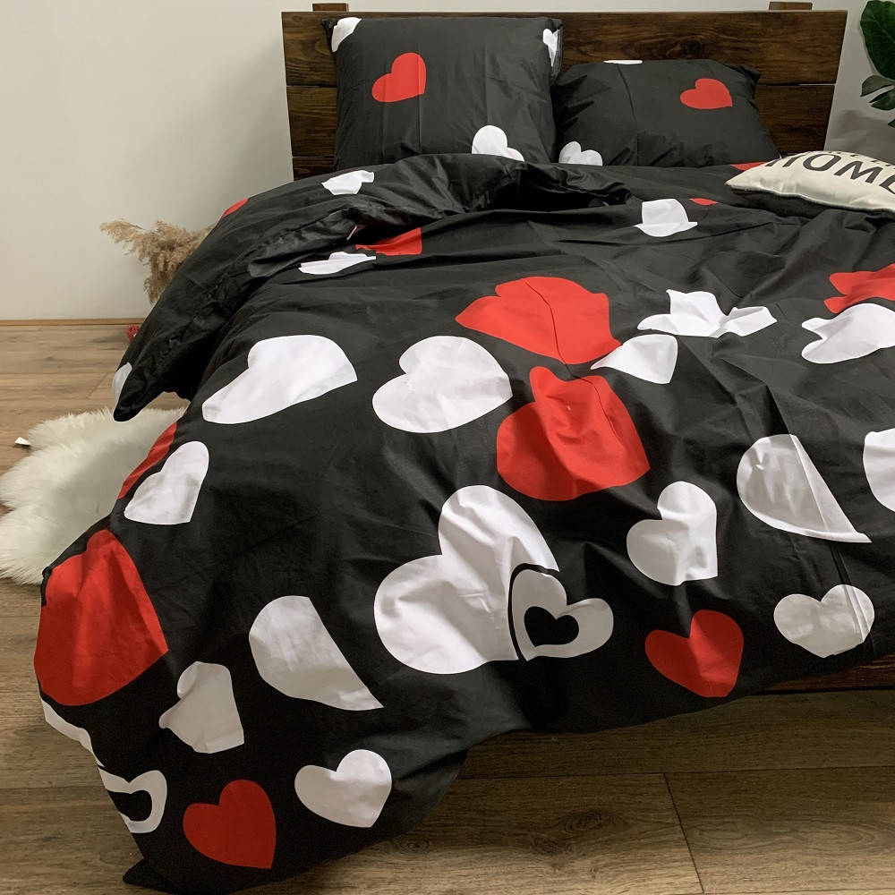 

День влюбленных - Бязь Gold - Евро комплект