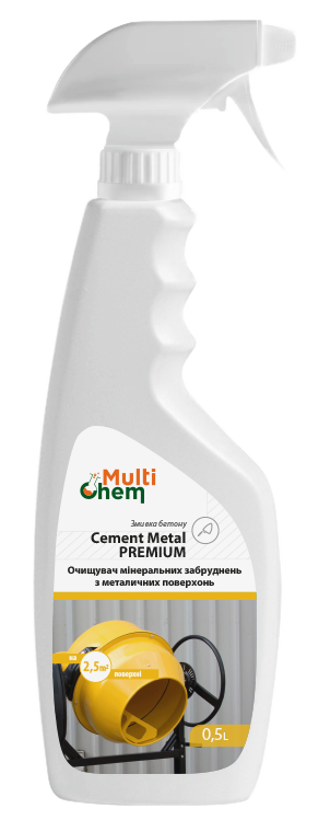 

Смывка бетона с металлических поверхностей Cement Metal Premium 0.5 л