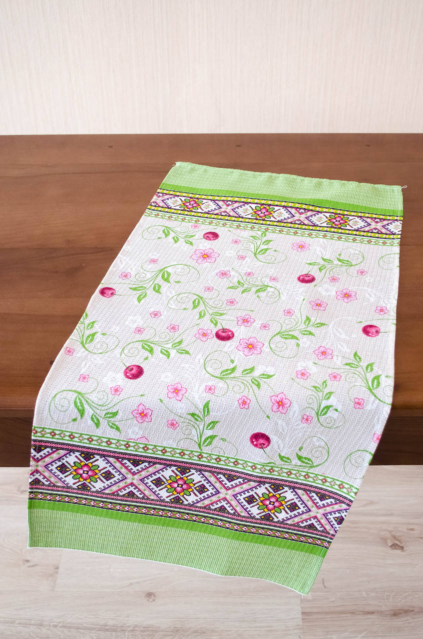 

Полотенце вафельное большое "Вишня" Вид-2 (от 10 штук)