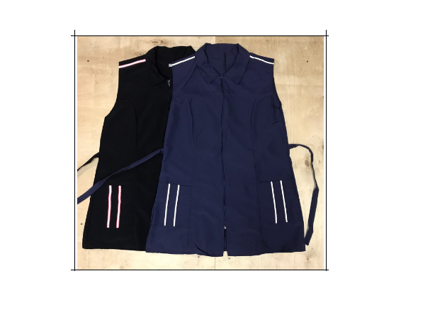 

Р-р44-60, халат парикмахера , спецодежда женская, халат парикмахера, Черный