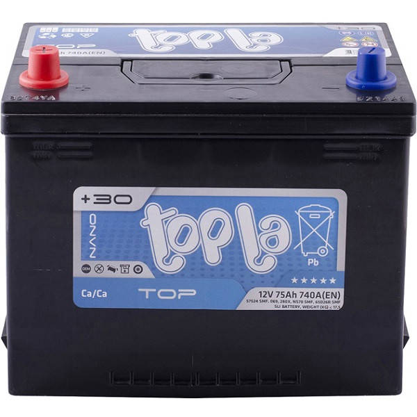 

Автомобильный аккумулятор Topla Top/Energy Japan 75Ah 740A (1) (118 975)