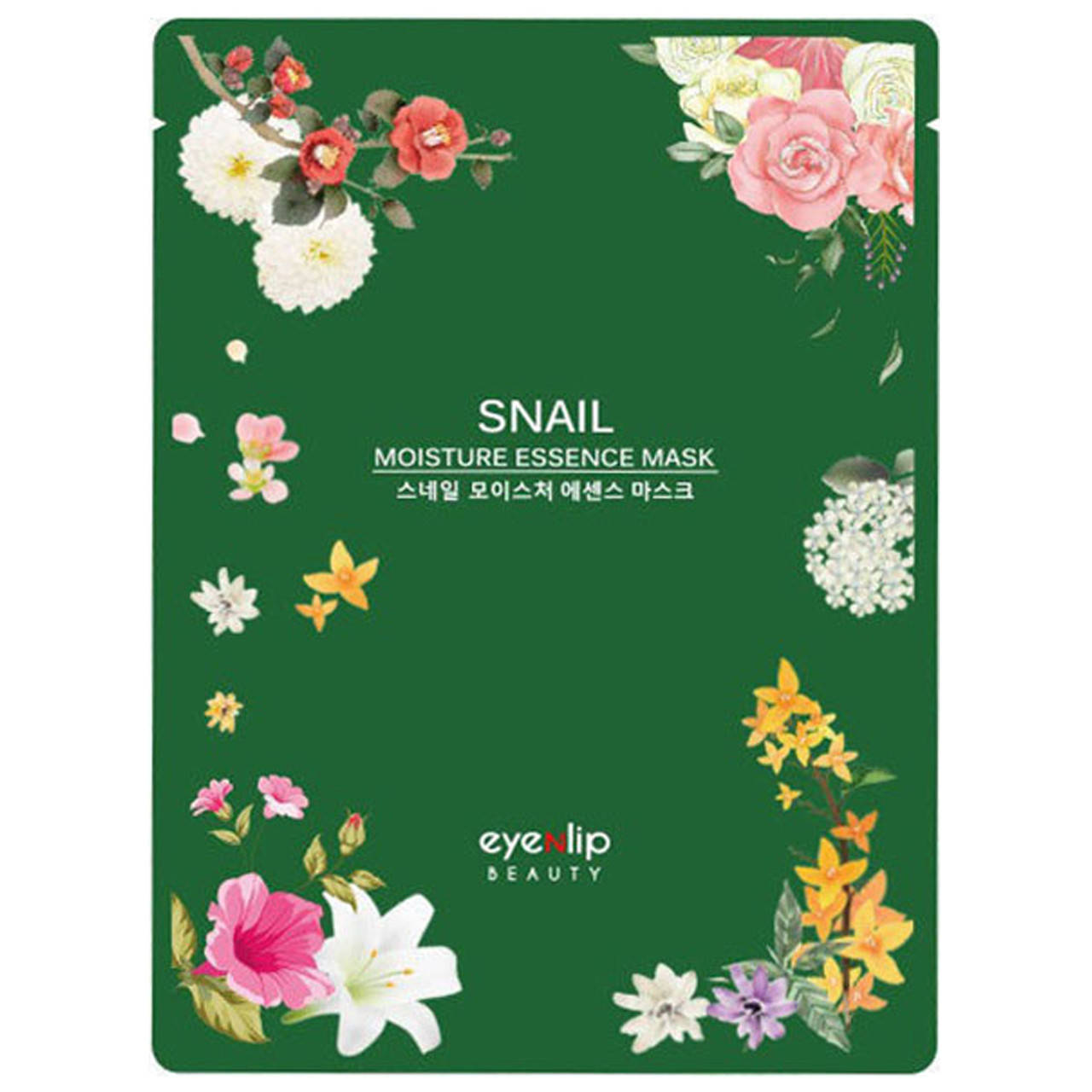 

Увлажняющая тканевая маска для лица с улиткой Eyenlip Moisture Essence Mask Snail 25 мл