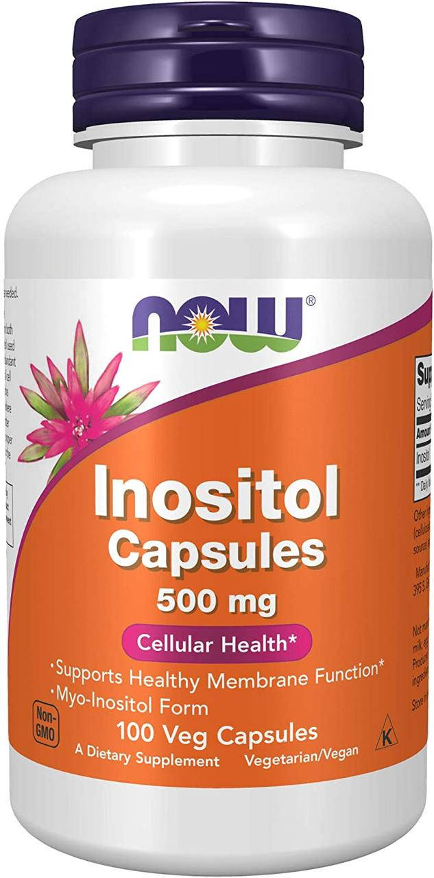 

Now Foods Inositol Capsules 500mg 100 капсул