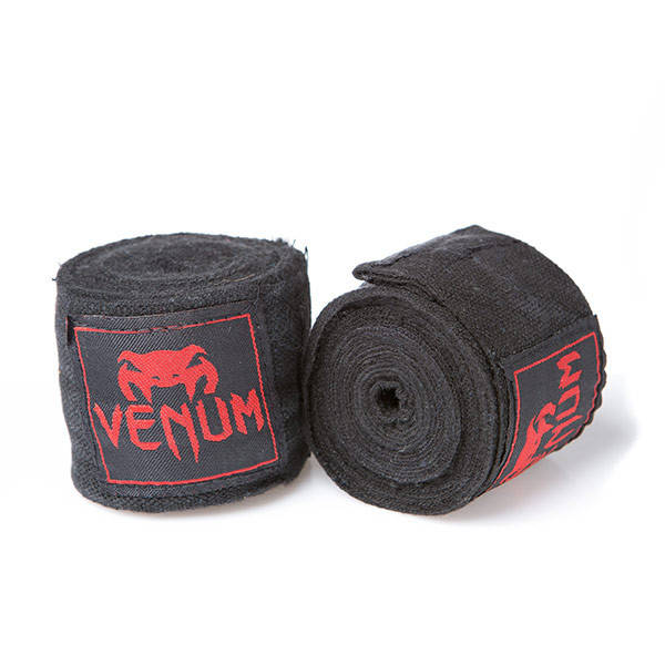 

Бинты для бокса 4 метра Venum черные пара