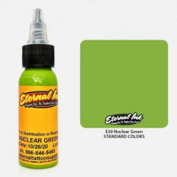 

Краска для тату Eternal Nuclear Green (Ядерный зеленый)