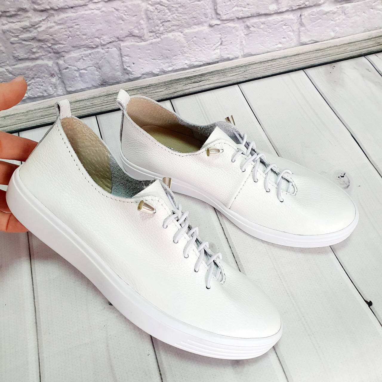 

Мокасины кеды женские летние мягкие кожаные белые 37 40 размеры