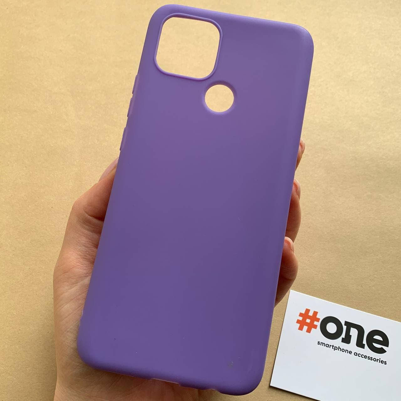 

Чехол для Oppo A15 цветной яркий плотный чехол на оппо а15 фиолетовый Plain