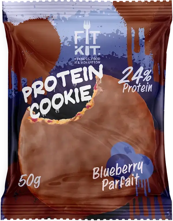 

Протеиновое печенье в глазури Fit Kit Черника (50 грамм)