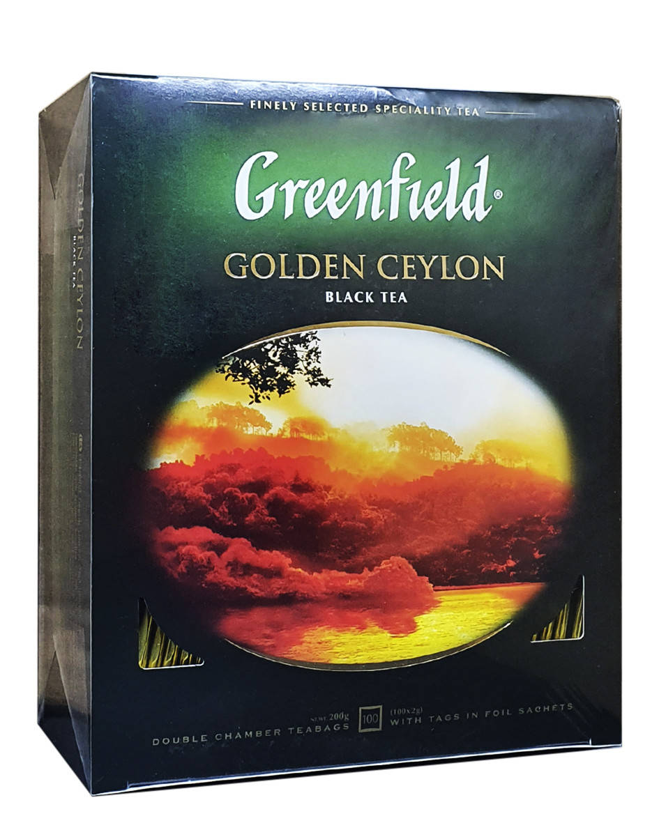 

Чай черный в пакетиках Greenfield Golden Ceylon 100 шт х 2 г (1846)