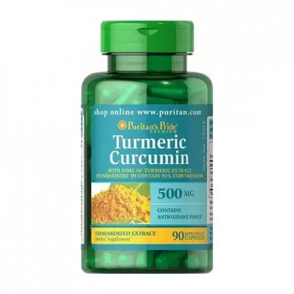 

Куркумин Puritan's Pride Turmeric Curcumin 500 mg 90 caps