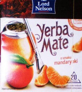 

Чай Lord Nelson Yerba Mate o smaku mandarynki 20 пакетов