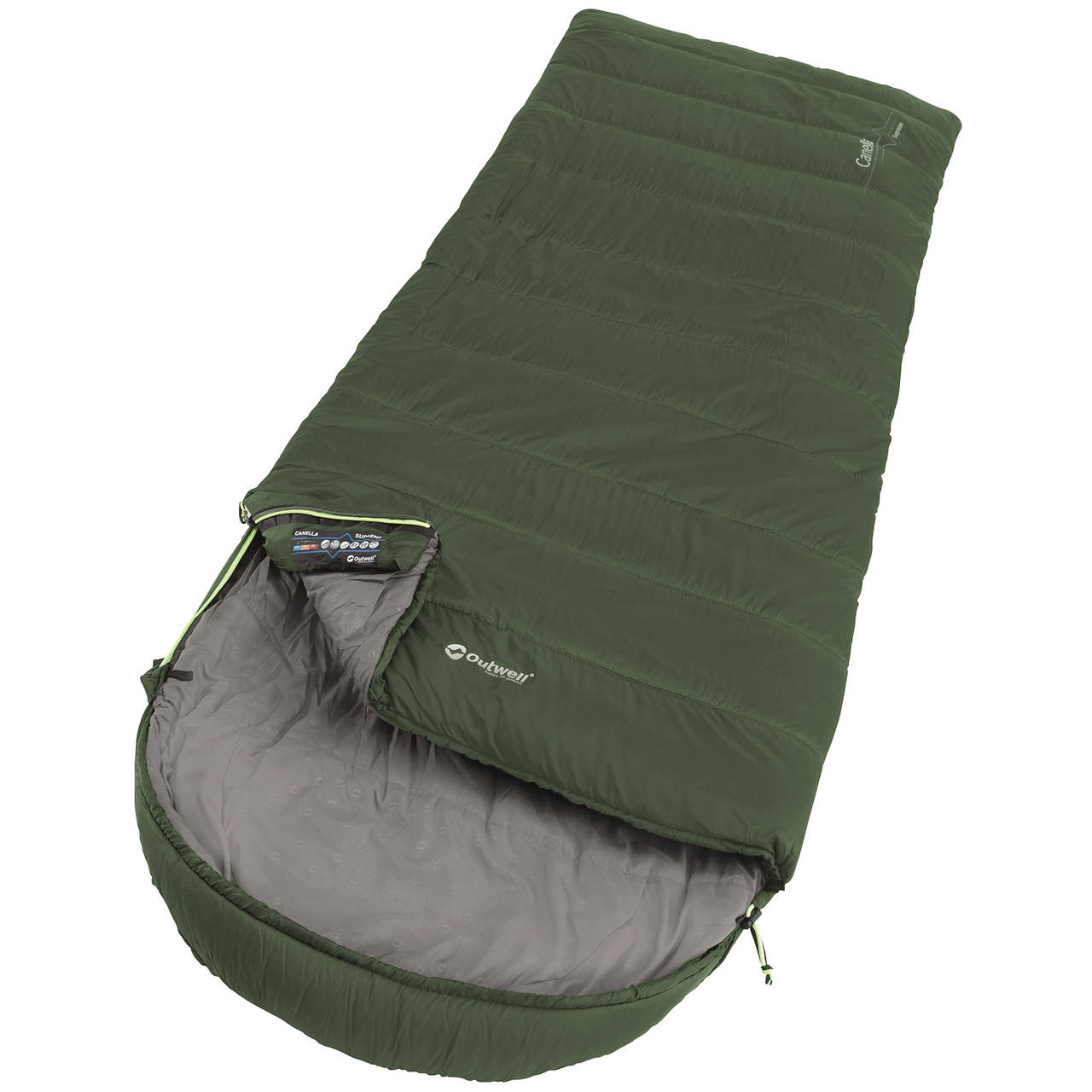 

Спальный мешок Outwell Canella Supreme/-1°C Forest Green Left (230359)