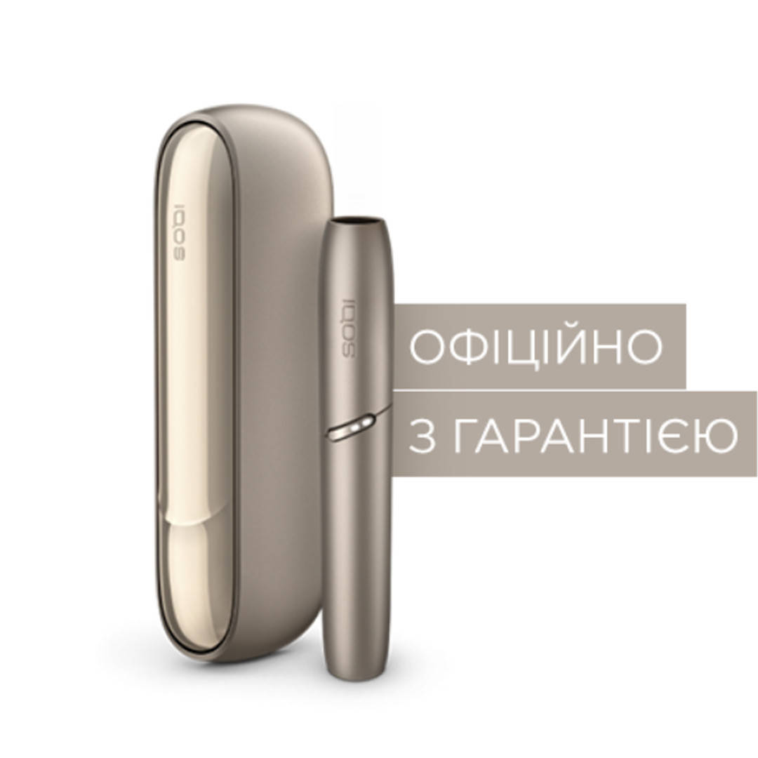 

IQOS 3 Duo Золотой - Набор для нагревания табака (Палочки для чистки в комплекте)