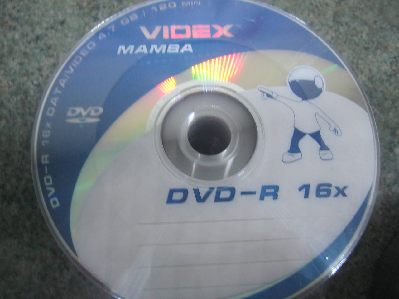 

DVD - + R Videx 16 x ( 50 и 10 шт)