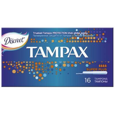 

Тампоны Tampax Super Plus Duo с апликатором 16 шт (4015400075110)