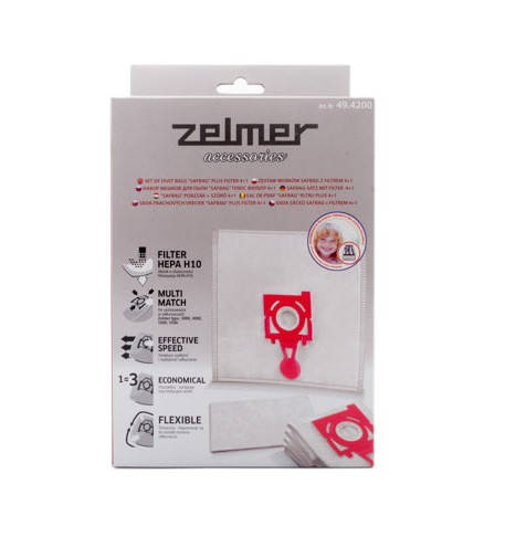

Мешки для пылесоса Zelmer 12003417 (12006468, 12002901)
