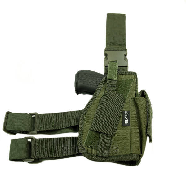 

Кобура набедренная штурмовая MIL-TEC16140001, Оливковый