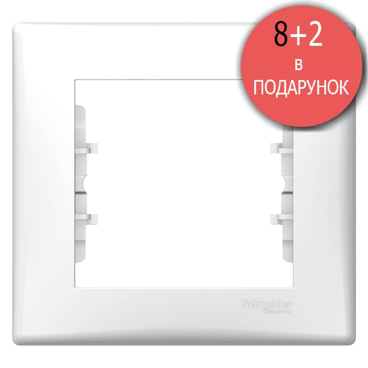 

Рамка Schneider-Electric Sedna 1-пост белая SDN5800121