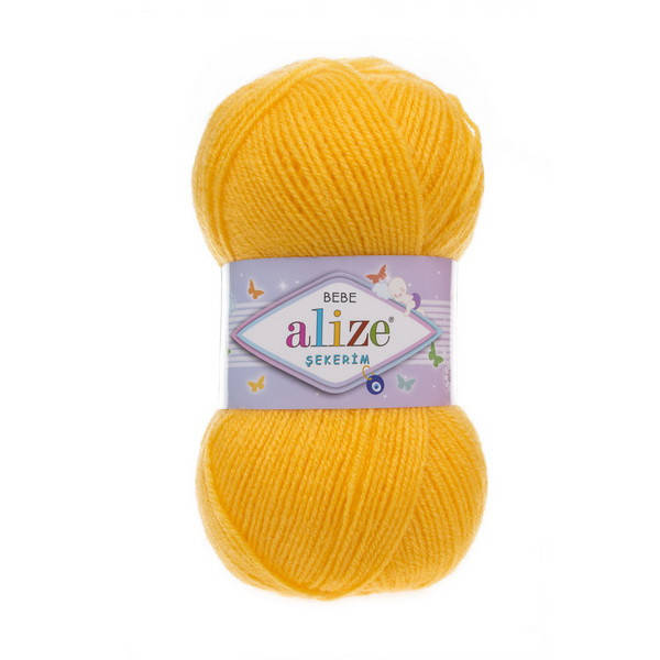 

566 Пряжа Alize Sekerim Bebe цыпленок